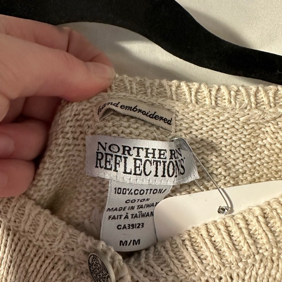 NWT flower embroidered northern reflections cardigan - Picture 5 of 13